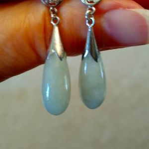 Jade earrings
